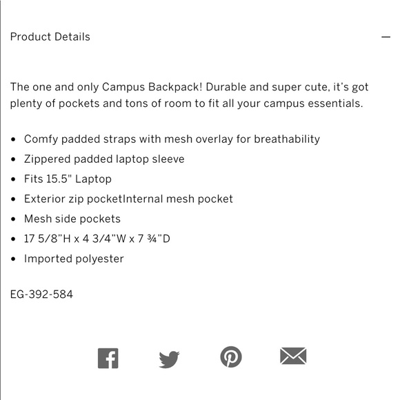 VS Pink Campus Backpack - Picture 3 of 3